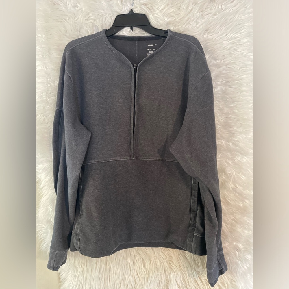 Nike Yoga Dri-Fit 1/2 Zip Pullover Training Men’s Sweatshirt. Size Large Tall